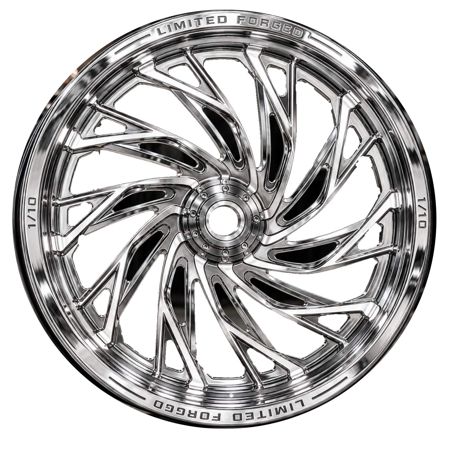 LFWM-010 motorcycle wheel, chrome