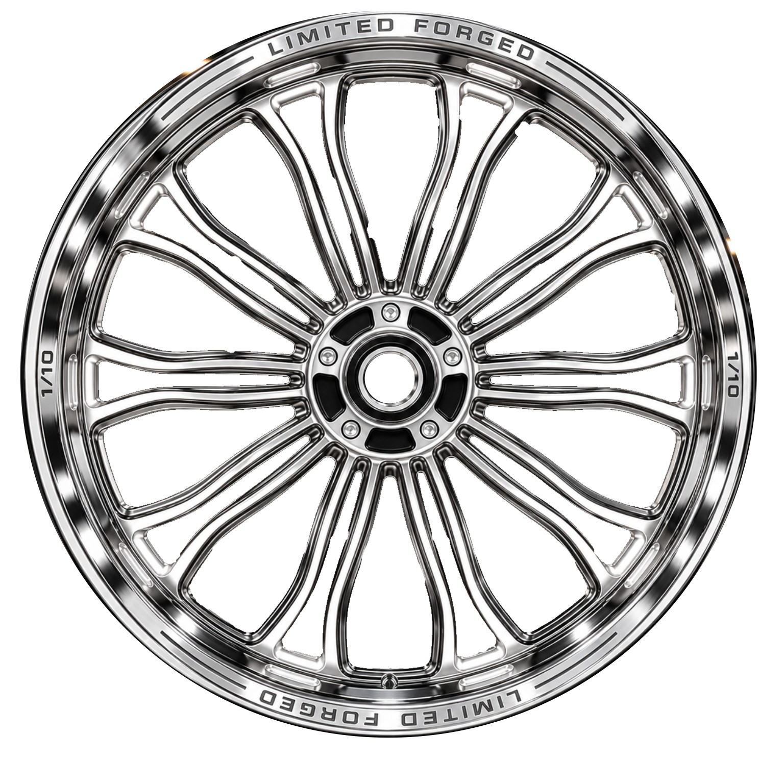LFWM-008 motorcycle wheel, chrome