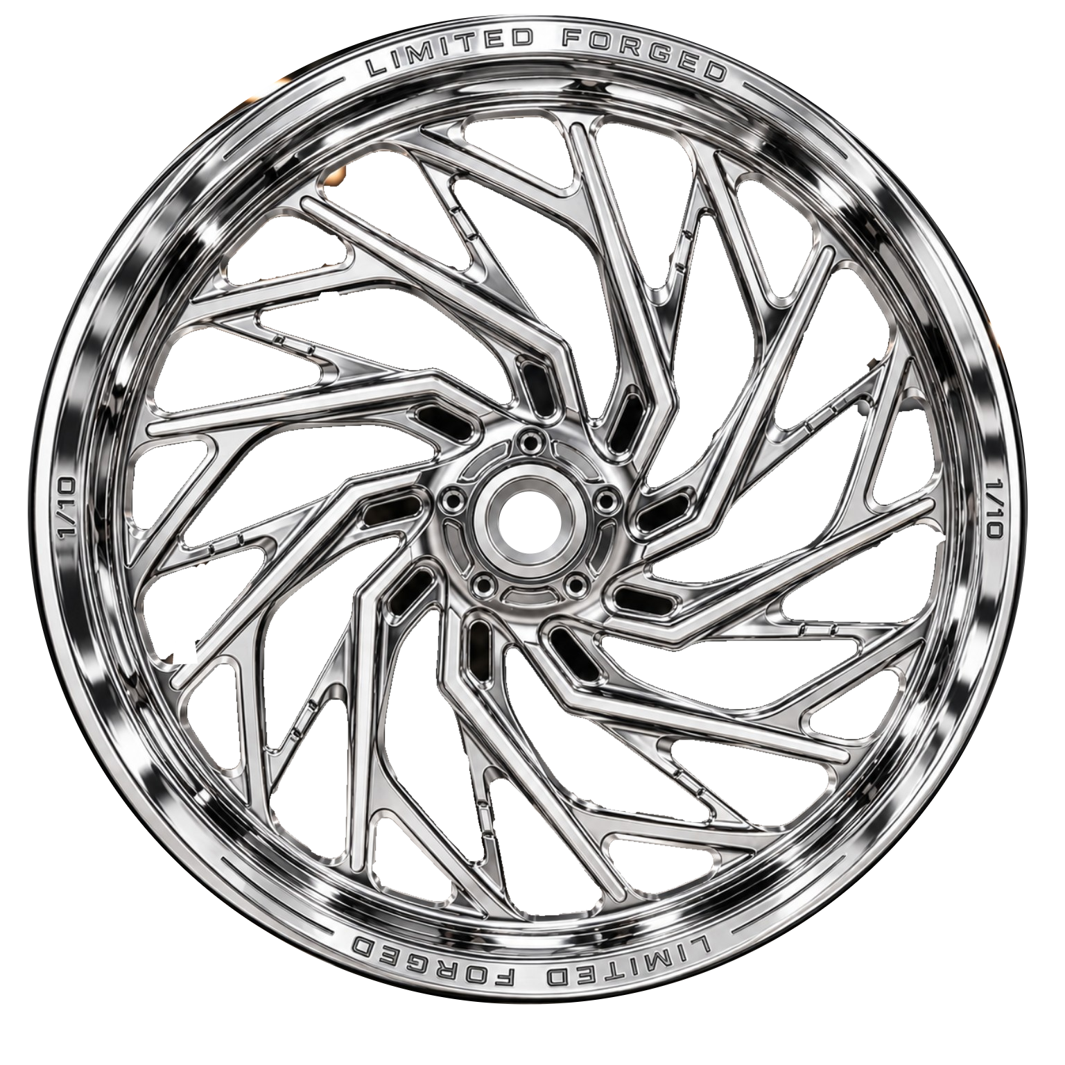 LFWM-009 motorcycle wheel, chrome
